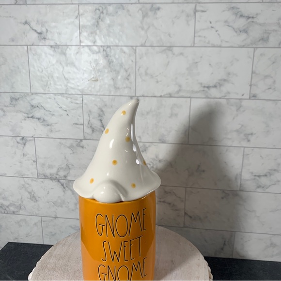 Rae Dunn gnome sweet gnome scented candle woodland trail scent - Picture 2 of 10